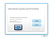 Tablet Screenshot of littlelearners.hubworks.com.au